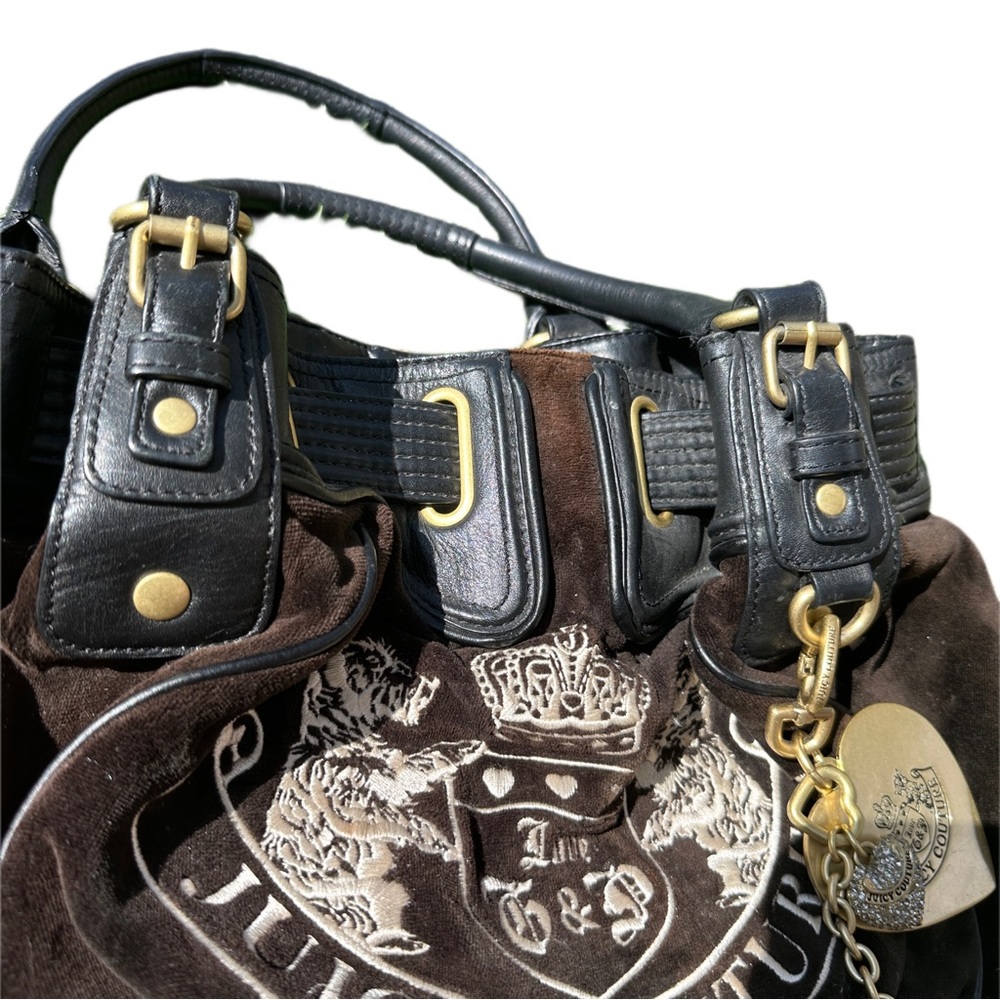 Y2k Juicy Couture hobo bag vintage made in the glamorous USA - Picture 5 of 10